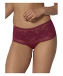 Triumph Womens Wild Rose Bandeau Brief - Purple Cotton - Size X-Small