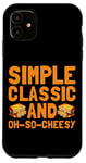 Coque pour iPhone 11 Fromage simple, classique et tellement fromage/grillé