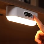 LED-kosketushimmennettävä kaapin alla 5 valoväriä USB-ladattava kaappivalaistus keittiön valaisin 2000mAh kaappivalo magneetilla