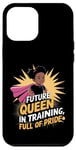 Coque pour iPhone 12 Pro Max Black History Month Chemise afro noire pour fille