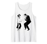 Retro Funny Frankenstein Monster And Bride Dancing Halloween Tank Top