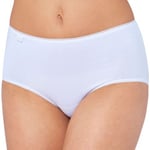 Sloggi Trosor 3P 24 7 Cotton Midi Briefs Vit bomull 48 Dam