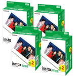 Fujifilm Instax WIDE Picture Format Film Bundle Pack (80 Shots)