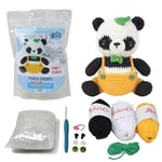 KNITTY CRITTERS - Pouch Friends Crochet Kit - Percy Panda