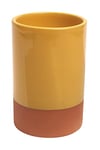 Dexam Sintra Glazed Terracotta Wine Cooler - Ochre, White