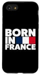 Coque pour iPhone SE (2020) / 7 / 8 Cool Born in France Illustration Novelty Graphic Designs