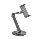 PureMounts® Tablet Stand, 4.7 Inch to 12.9 Inch Tablets, 360° Rotation, up to 1 kg Load Capacity, Silicone Padding, Black