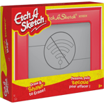 Etch A Sketch, Classic Red Drawing Toy with Magic Screen, for Ages 3 and Up