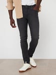 Jack & Jones Liam Skinny Fit Jeans - Grey, Grey, Size 30, Length Short, Men