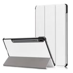 Etui Smartcover Blanc Pour Samsung Galaxy Tab A7 Sm-T500 2020 10,4 Pouces Wifi / 4g - Housse Blanche Coque De Protection Tablette Pour New Galaxy Tab A7 2020 T500/T505/T507 10.4 Pouces - Accessoires Pochette Xeptio