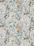 Harlequin Hide And Seek Made to Measure Curtains or Roman Blind, Linen/Duck Egg/Stone