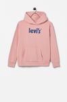 Levi's - Huvtröja Lvg Poster Logo Hoodie - Rosa