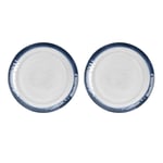 Coastal 27cm Melamine Dinner Plates, Set of 2