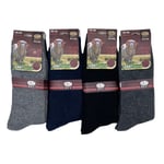 Wool Ullstrumpor 12 pack, HERR 40-46 multifärg one size