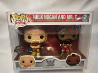 New Hulk Hogan & Mr. T Pop Wwe 2 Pack Vinyl Figures Special Edition Set