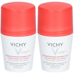 VICHY Détranspirant intensif 72h - Roll-on 50ml Rouleau 2x50 ml