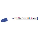 KREUL 16313 - Marqueur porcelaine bleu foncé moyen - Stylo de peinture pour porcelaine conçu pour les enfants - Sans secouer ni pomper