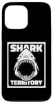 Coque pour iPhone 13 Pro Max Shark Territory Whale Hammerhead White Lover Shark