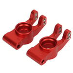 ((Red)2Pcs RC Rear Axle Carrier Aluminum Alloy Stable RC Car Axle Hub Carrie