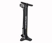 Topeak Joe Blow Twin Turbo High Volume Bicycle Floor Pump with Gauge, Black