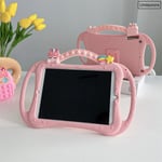 (IPad 2 3 4 9.7Stra Unicorn)Lasten suojakuori iPadille 2 3 4 Pehmeä Silicon Child Lovely Stand tabletin suojakuori iPadille 6th 9,7 tuumaa 2018 Mini 5 4 3 2 Air 2 7. sukupolvi 10.2 tietokonekuoret ja -suojat