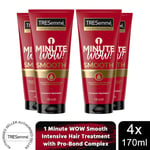 TRESemme 1 Minute WOW Smooth Intensive Hair Treatment, 4 Pack of 170ml