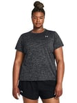 Under Armour Womens Training Plus Size Tech Twist T-Shirt - Black