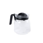 Fackelmann 2061150 Verseuse micro-ondable en verre 1 litre, théière au micro ondes, théière 1 litre, Verre, Plastique, 16 x 16 x 12 cm