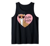 Cheetahs Are My Valentine Cute Cheetah Valentines Day Tank Top