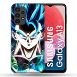 Cokitec Coque pour Samsung Galaxy A13 / A04S Manga Dragon Ball Gogeta Visage Multicolore