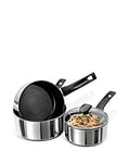 Prestige Tougher Steel 3 Piece Pans