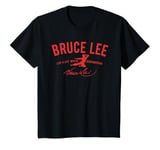 Youth Bruce Lee Red Live A Life Worth Remembering Kids T-Shirt