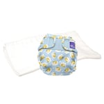 Bambino Mio, Mioduo couche lavable tout-en-deux, sans produit chimique, Grande Dormeuse, Taille 1 (-9 kg)