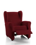 Martina Home Emilia Case Fauteuil Relax en Tissu Bordeaux 33 x 8 x 42 cm