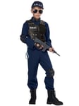 Junior SWAT S.W.A.T. Military Police Cop Book Week Child Girls Boys Costume