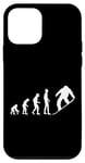 Coque pour iPhone 12 mini Snowboard Evolution Snowboarder drôle