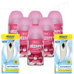 AIRPURE AIR FRESHNER SPRAY REFILLS TRUE TRUE ROMANCE 6 x 250ml + 2 MACHINES