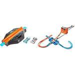 Hot Wheels id Portail Intelligent + boîte de construction Deluxe Track Builder, jouet pour enfant, 8 ans et plus