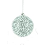 Premier Christmas Diamante Baubles (set Of 3) 10cm Silver