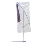 Ribiland 07351 - Housse de Protection - Pour Parasol - Transparente - 100 x 225 cm - Résistante aux UV