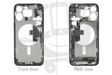 Official Apple iPhone 15 Pro Max Black Titanium Chassis / Middle Frame (OEM P...