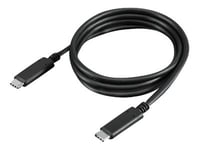 Lenovo - Usb-Kabel - 24 Pin Usb-C (Hane) Till 24 Pin Usb-C (Hane) - 1 M - För Thinkpad Usb-C Dock Gen 2