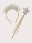 Monsoon Kids' Angelica Star Headband & Wand Dress Up Set