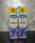 2 x 100ml  Oral-B 3D White Luxe Perfection Toothpaste Whitening Enamel Protect