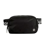 Lululemon Everywhere Belt Bag Svart med Wordmark-rem för kvinnor, män och unisex Black