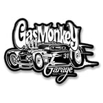 Gas Monkey Garage - White Car Sticker