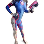 För Cosplay Dva Cosplay Kostym Superhjälte Halloween Dräkt Lycra Tyg Bodysuit  Medium