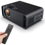 Portable Home Theater Bluetooth USB WiFi HDMI Mini Projector,for Android 6.0,for Home,Office Use(British regulatory)