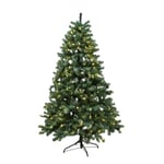 Nordic Winter Aske kunstig juletre 180x118 cm, 6W, med lys - 780-135