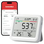 SwitchBot Air Quality Monitor with Built-in Hygrometer,CO2 Detector,Temperature